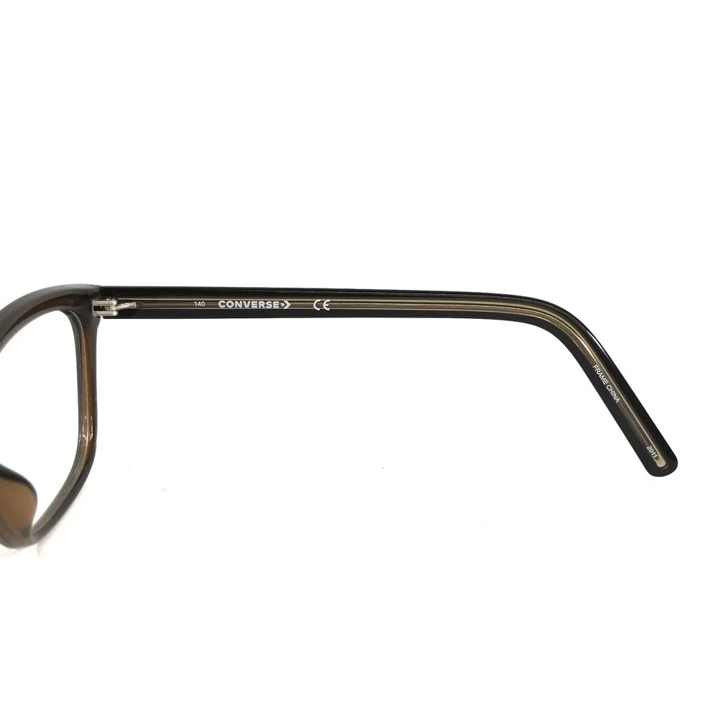 Converse Eyeglasses Frames CV5014 201 Brown Gold Cat Eye Full Rim 53-16-140